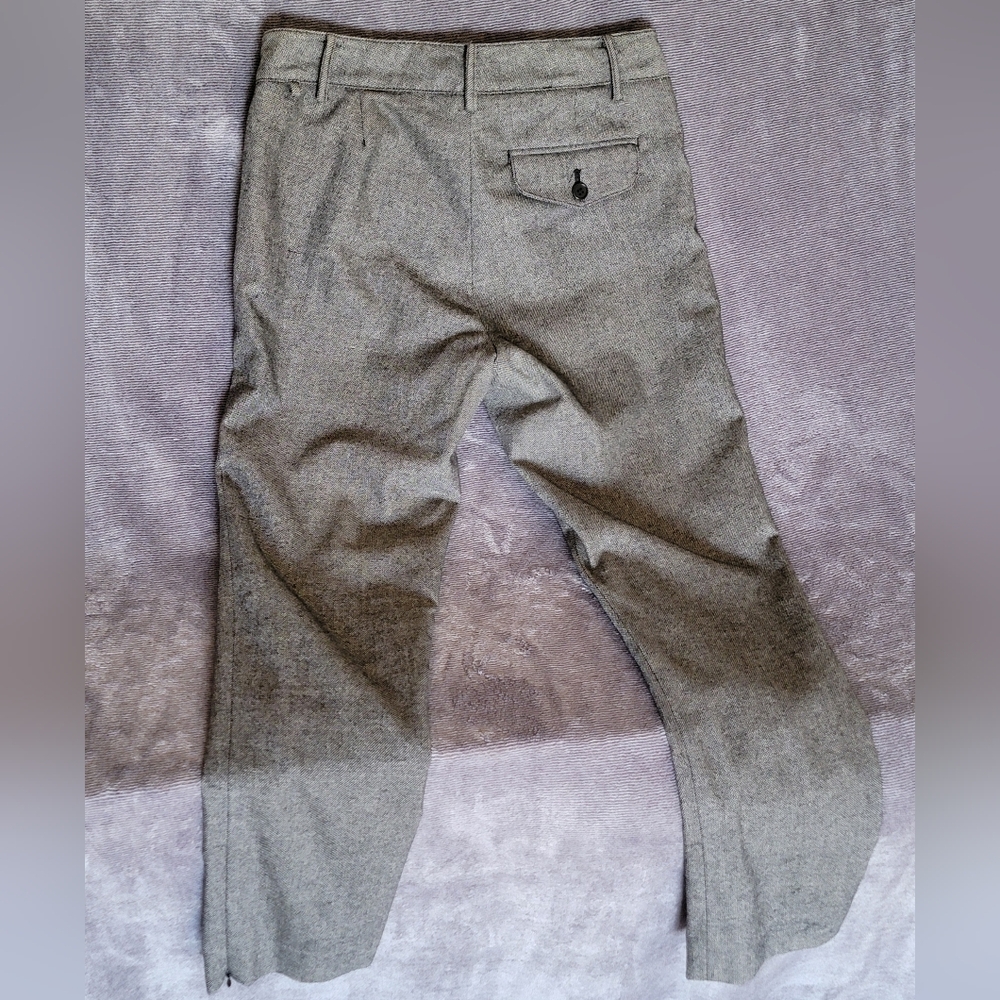 Women's Sz 2 Robert Rodriguez Gray/Black Tweed Cashmere Wool Blend Trousers NWT - Picture 14 of 15